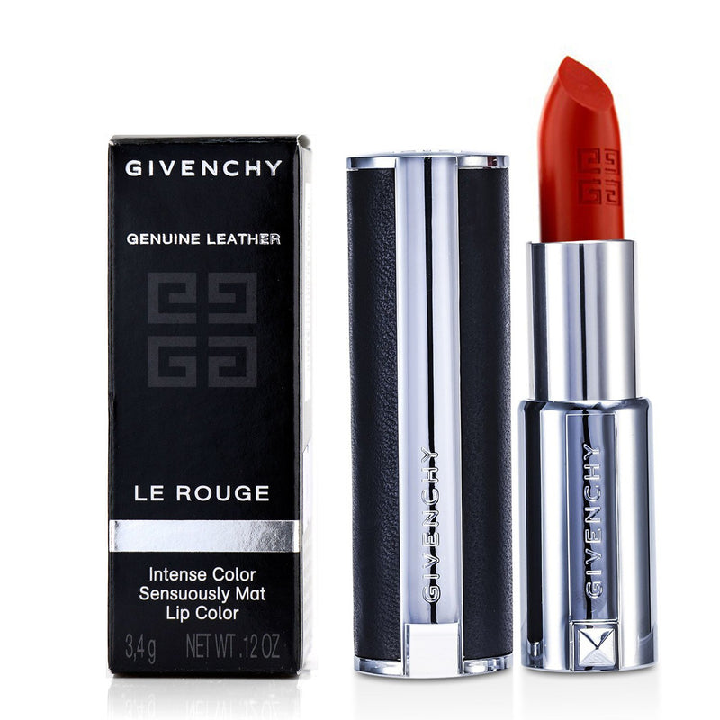 Givenchy Le Rouge Intense Color Sensuously Mat Lipstick - # 317 Corail Signature  3.4g/0.12oz