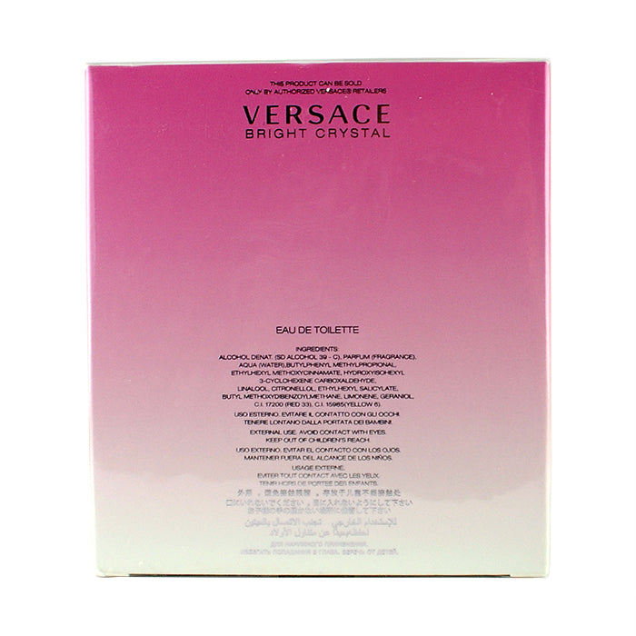 Versace Bright Crystal Eau De Toilette Spray 200ml/6.7oz