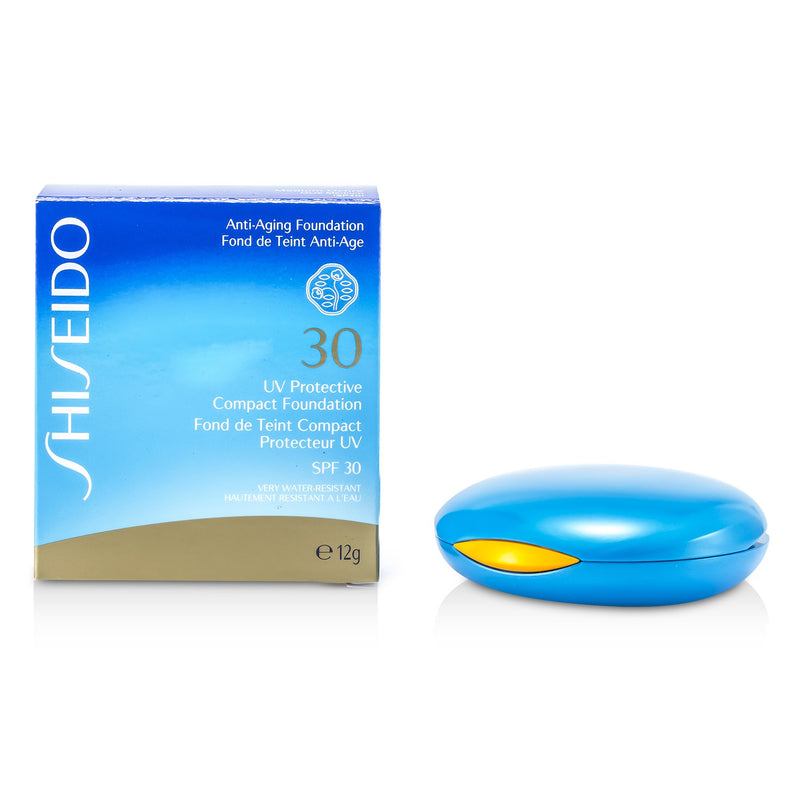 Shiseido UV Protective Compact Foundation SPF 30 (Case+Refill) - # SP40 Medium Ochre  12g/0.42oz