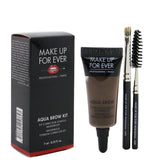Make Up For Ever Aqua Brow Kit - #30 Dark Brown  7ml/0.23oz