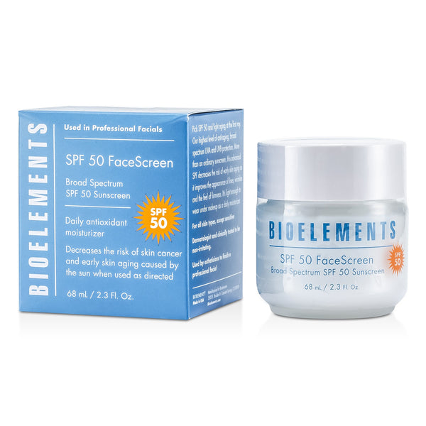 Bioelements Broad Spectrum SPF 50 FaceScreen - For All Skin Types, Except Sensitive 