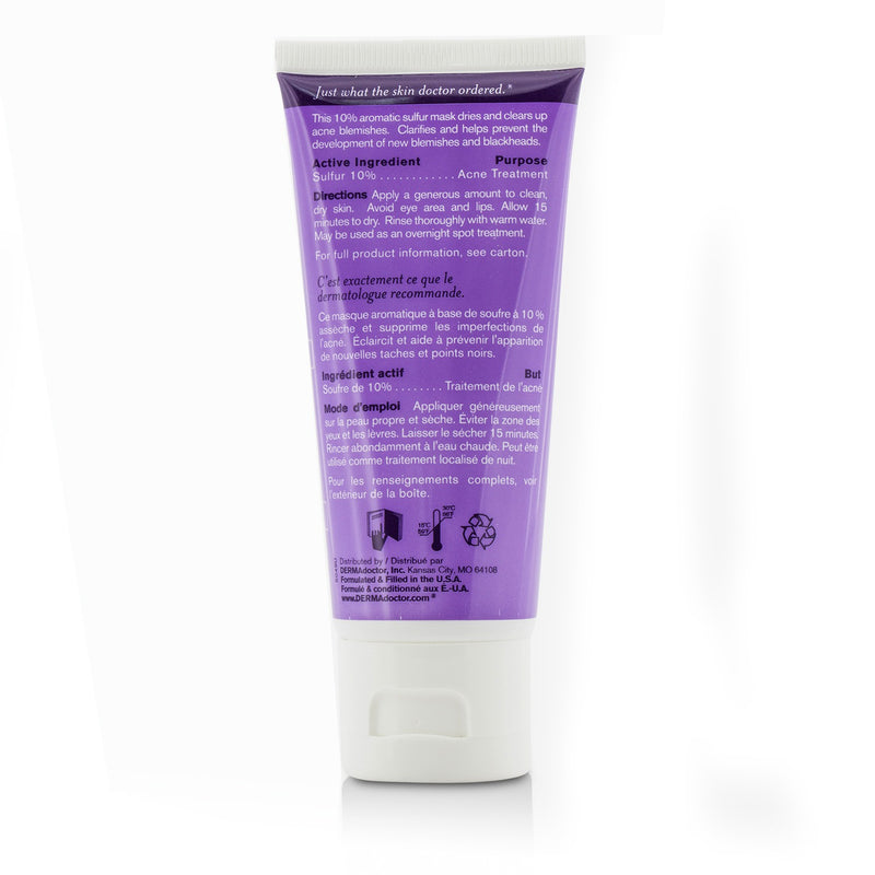 DERMAdoctor Ain't Misbehavin' Intensive Skin Clarifying Sulfur Acne Mask 