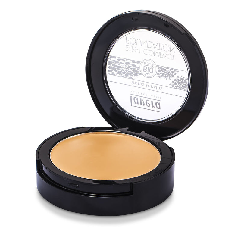 Lavera 2 In 1 Compact Foundation - # 01 Ivory  10g/0.3oz