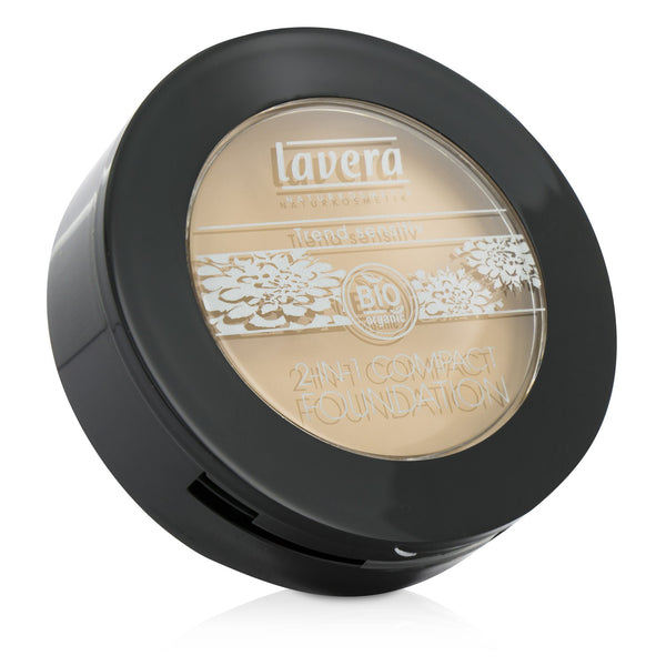 Lavera 2 In 1 Compact Foundation - # 01 Ivory  10g/0.3oz