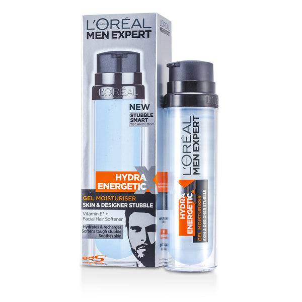 L'Oreal Men Expert Hydra Energetic Skin & Designer Stubble Gel Moisturiser (Pump) 78201733 