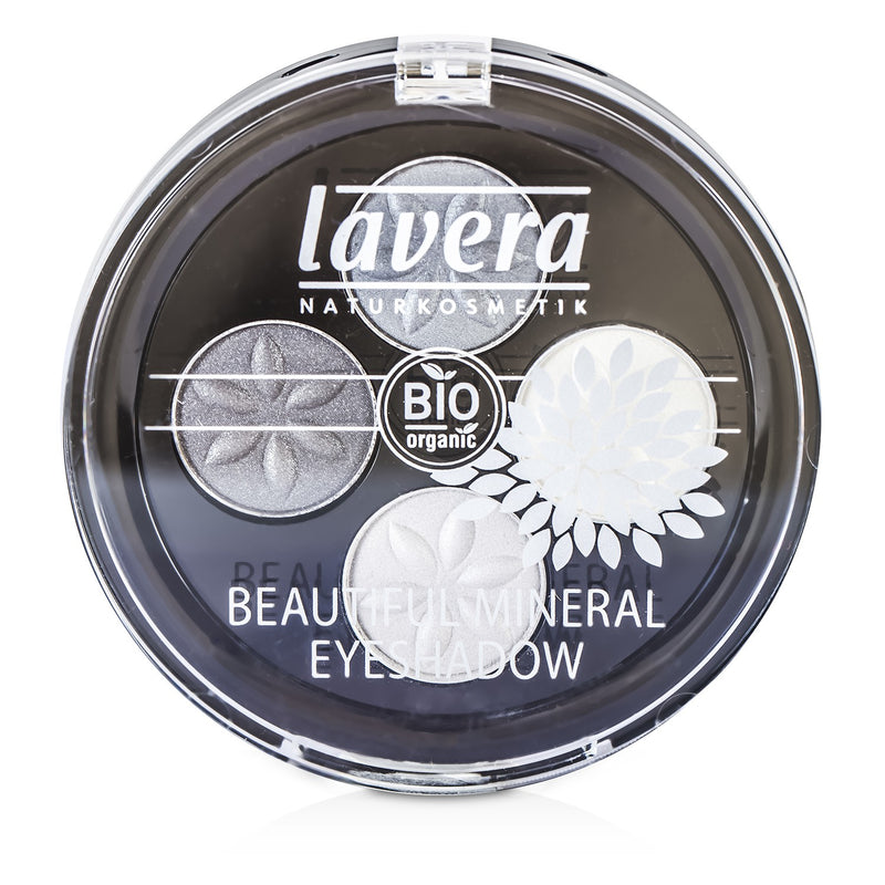Lavera Beautiful Mineral Eyeshadow Quattro - # 01 Smoky Grey 