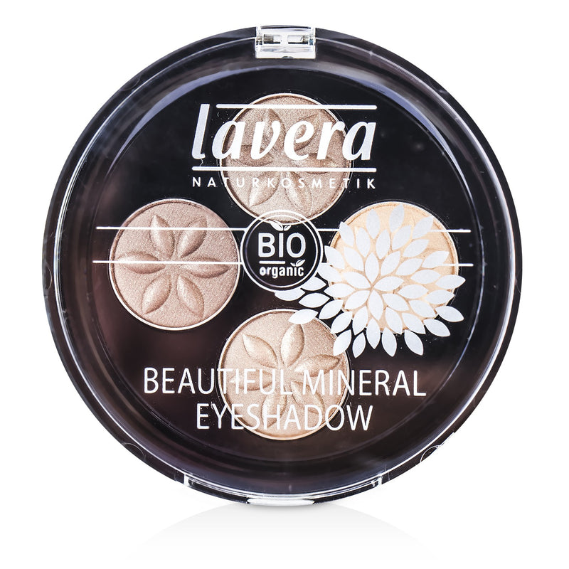 Lavera Beautiful Mineral Eyeshadow Quattro - # 02 Cappuccino Cream 