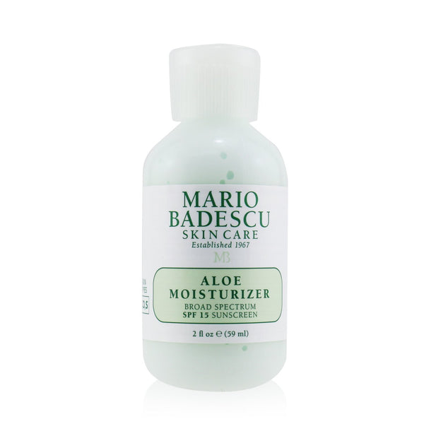 Mario Badescu Aloe Moisturizer SPF 15 - For Combination/ Oily/ Sensitive Skin Types  59ml/2oz