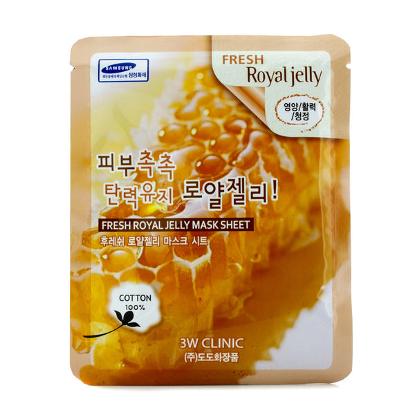 3W Clinic Mask Sheet - Fresh Royal Jelly 