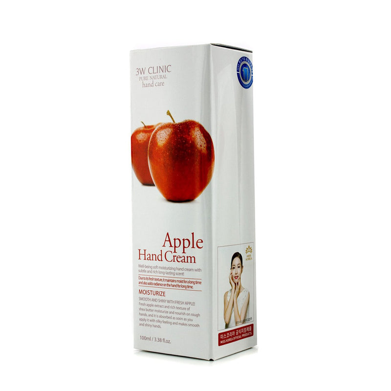 3W Clinic Hand Cream - Apple  100ml/3.38oz