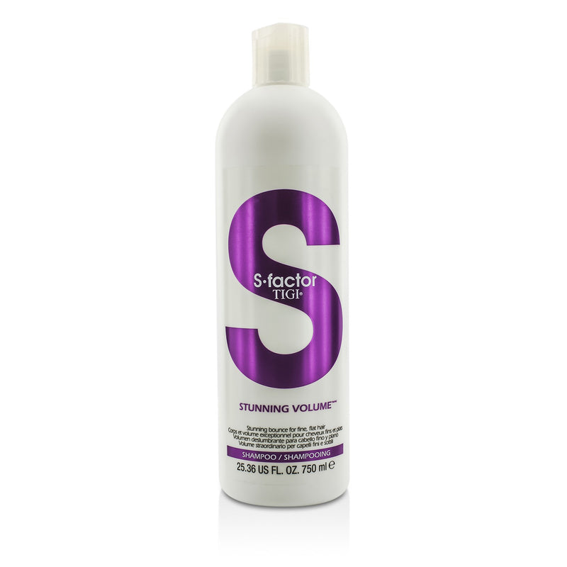 Tigi S Factor Stunning Volume Shampoo (Stunning Bounce For Fine, Flat Hair) 