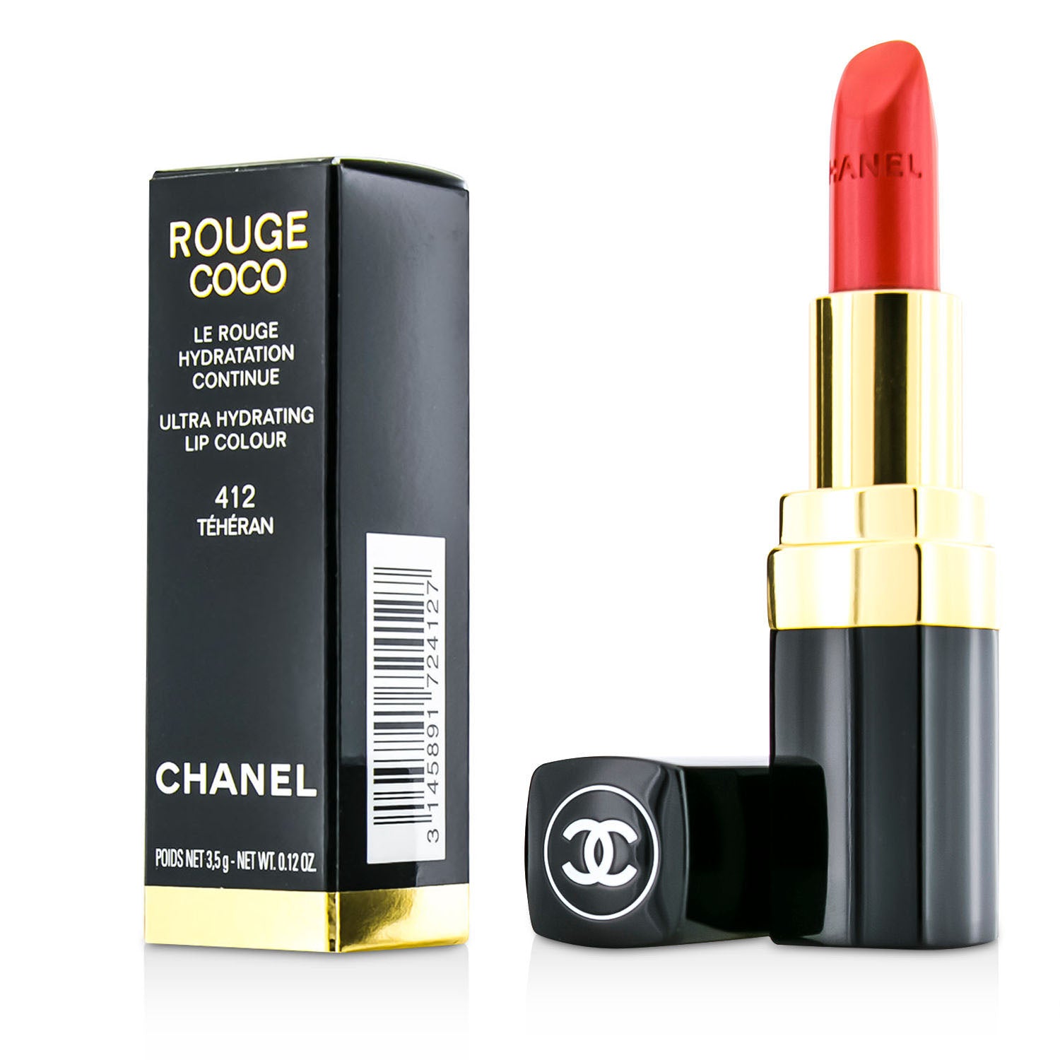 Chanel Rouge Coco Ultra Hydrating Lip Colour - # 412 Teheran 3.5g/0.12oz –  Fresh Beauty Co.