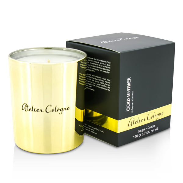 Atelier Cologne Bougie Candle - Gold Leather 