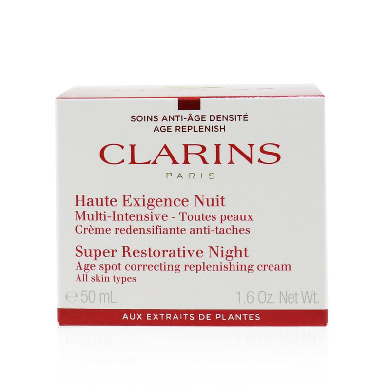 Clarins Super Restorative Night Age Spot Correcting Replenishing Cream 