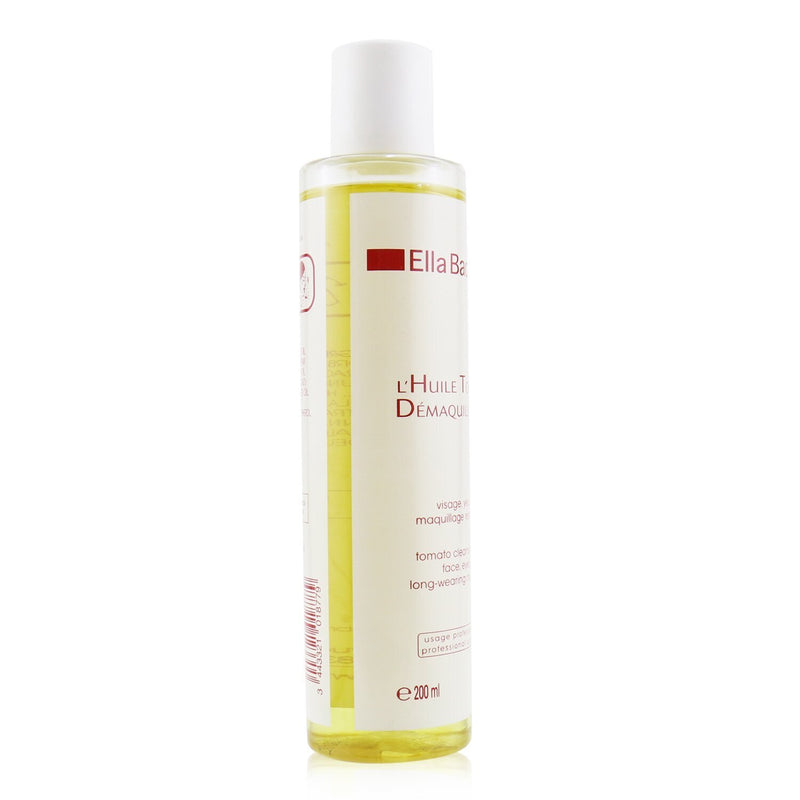 Ella Bache Tomato Cleansing Oil for Face & Eyes, Long-Wearing Make-Up (Salon Product) 