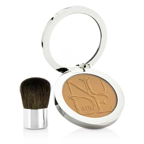 Christian Dior Diorskin Nude Air Healthy Glow Invisible Powder (With Kabuki Brush) - # 040 Honey Beige 