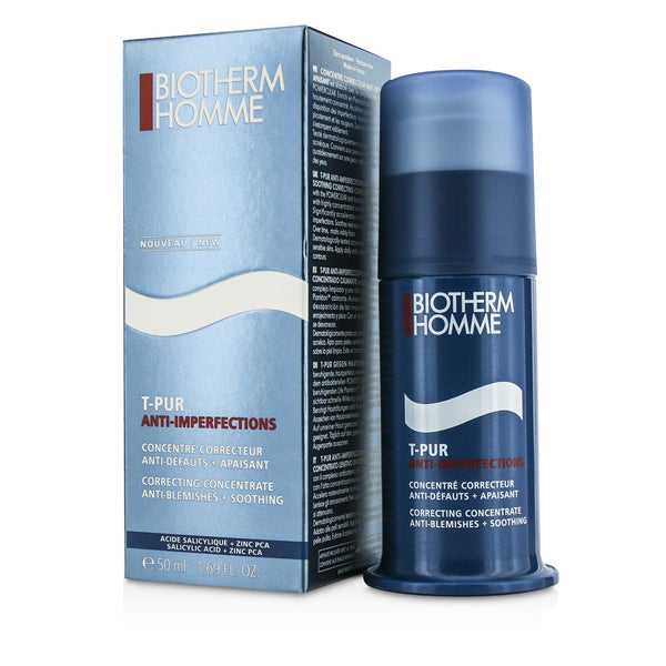 Biotherm Homme T-Pur Anti Imperfections Anti-Blemishes + Soothing Correcting Concentrate  50ml/1.69oz