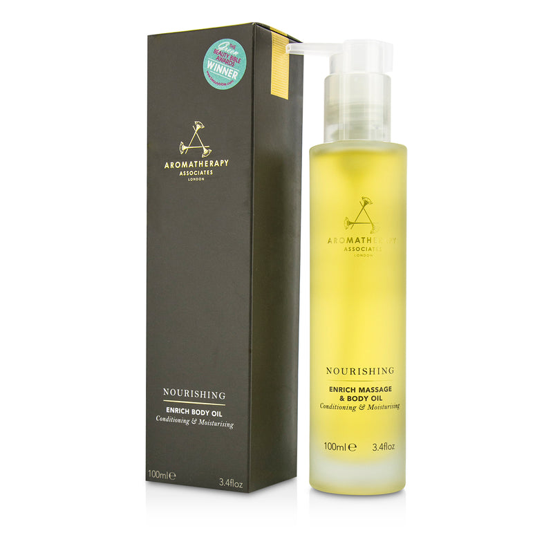 Aromatherapy Associates Nourishing - Enrich Massage & Body Oil  100ml/3.4oz