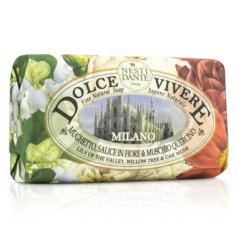 Nesti Dante Dolce Vivere Fine Natural Soap - Milano - Lily Of The Valley, Willow Tree & Oak Musk 