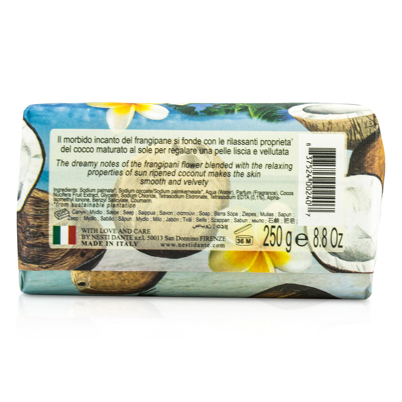 Nesti Dante Paradiso Tropicale Triple Milled Natural Soap - St. Barth's Coconut & Frangipani  250g/8.8oz