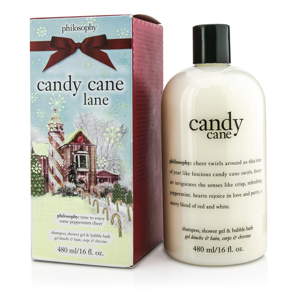 Philosophy Candy Cane Lane Shampoo, Shower Gel & Bubble Bath 