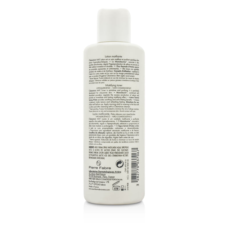 Avene Cleanance MAT Mattifying Toner (For Oily, Blemish-Prone Skin) 