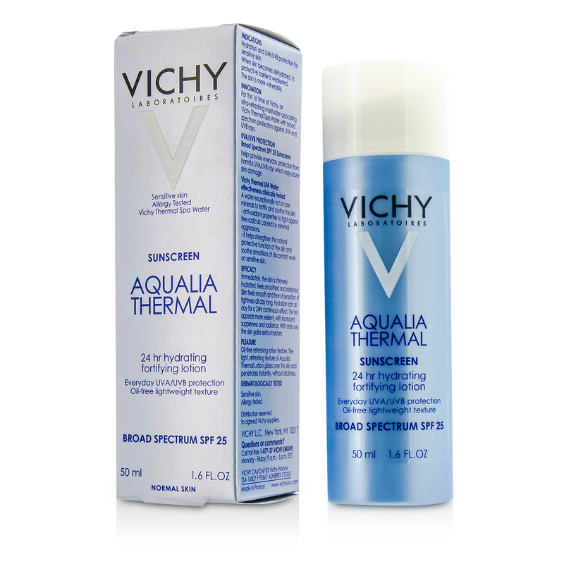 Vichy Aqualia Thermal 24Hr Hydrating Fortifying Lotion SPF 25 - For Normal Skin  50ml/1.6oz
