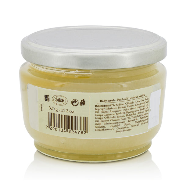 Sabon Body Scrub - Patchouli Lavender Vanilla  320g/11.3oz