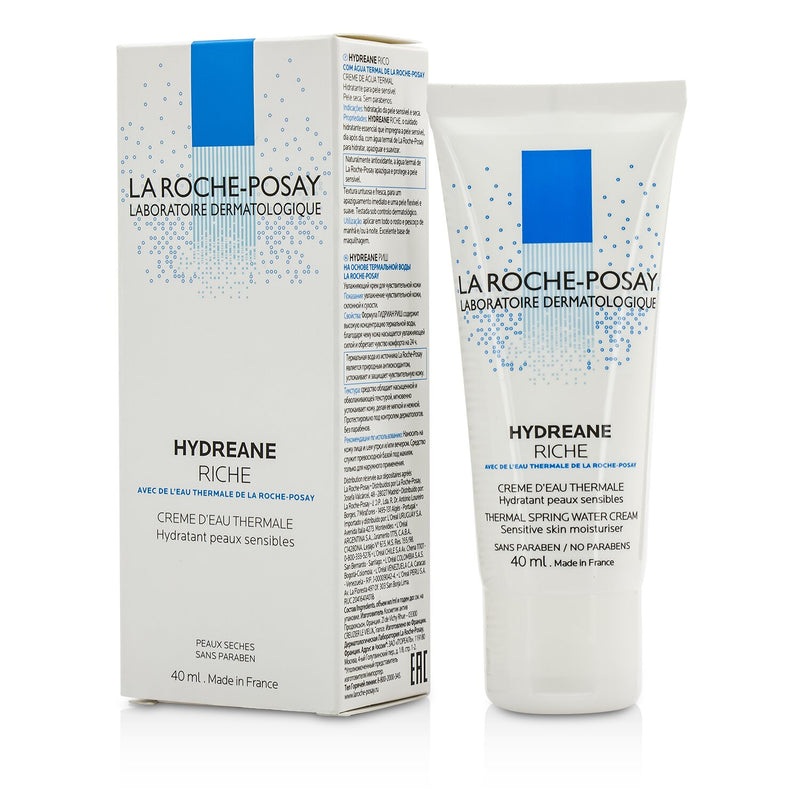 La Roche Posay Hydreane Thermal Spring Water Cream Sensitive Skin Moisturizer - Rich 