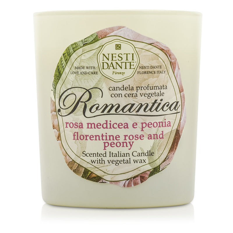 Nesti Dante Scented Italian Candle - Romantica Florentine Rose & Peony 