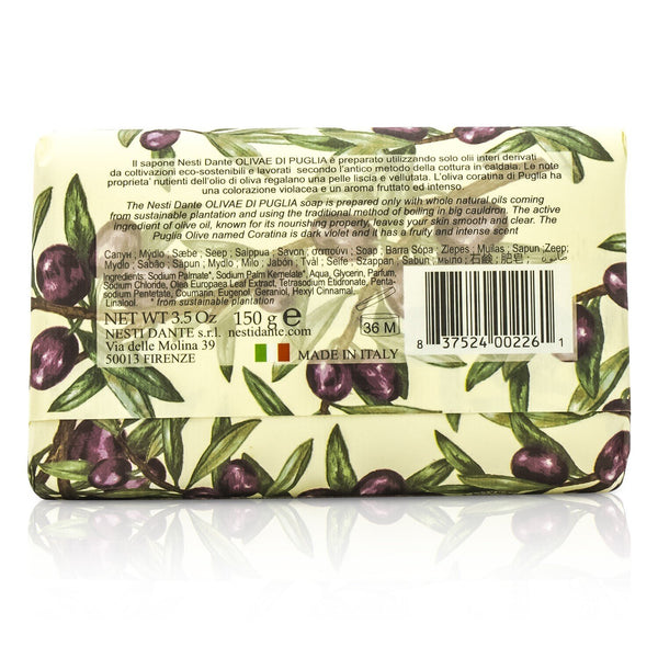 Nesti Dante Natural Soap With Italian Olive Leaf Extract  - Olivae Di Puglia 