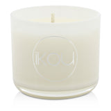 iKOU Eco-Luxury Aromacology Natural Wax Candle Glass - Zen (Green Tea & Cherry Blossom) 