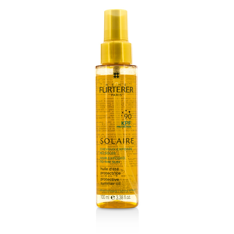Rene Furterer Solaire Waterproof KPF 90 Protective Summer Oil - Shiny Effect (High Protection For Hair Exposed To The Sun)  100ml/3.38oz