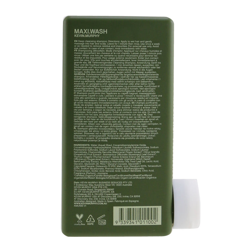 Kevin.Murphy Maxi.Wash (Detox Shampoo - For Coloured Hair)  250ml/8.4oz