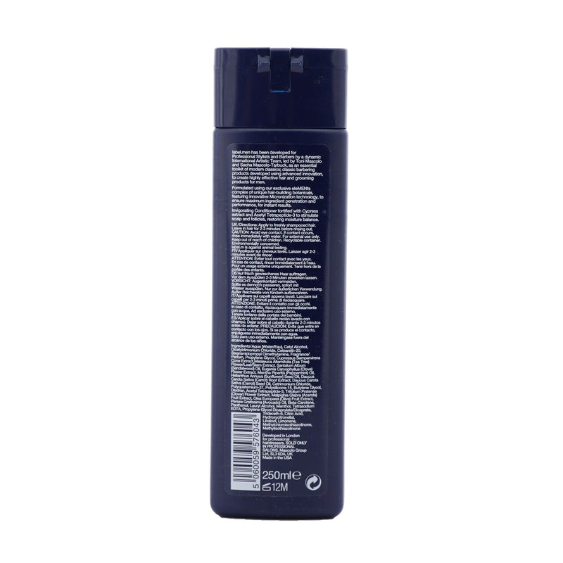 Label.M Men's Invigorating Conditioner (Restores Moisture and Vitality, Tones and Balances Scalp, Healthy Shiny Results) 