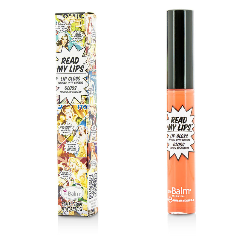 TheBalm Read My Lips (Lip Gloss Infused With Ginseng) - #Pop!  6.5ml/0.219oz