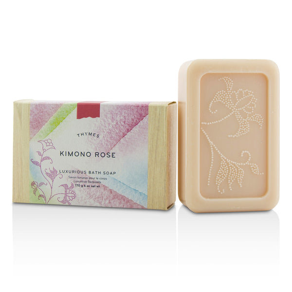 Thymes Kimono Rose Luxurious Bath Soap  170g/6oz