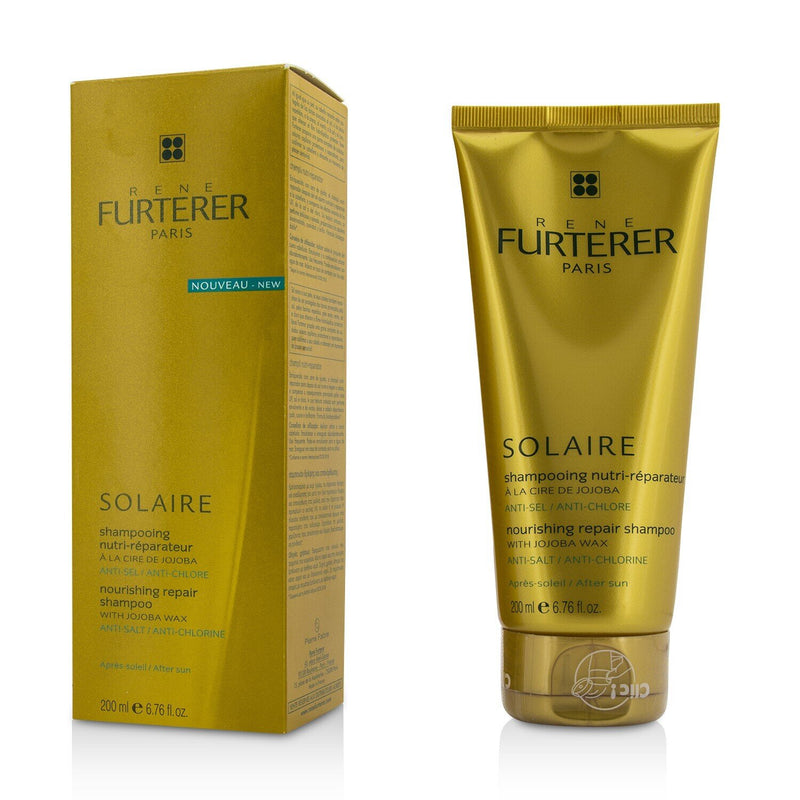 Rene Furterer Solaire Nourishing Repair Shampoo with Jojoba Wax - After Sun 