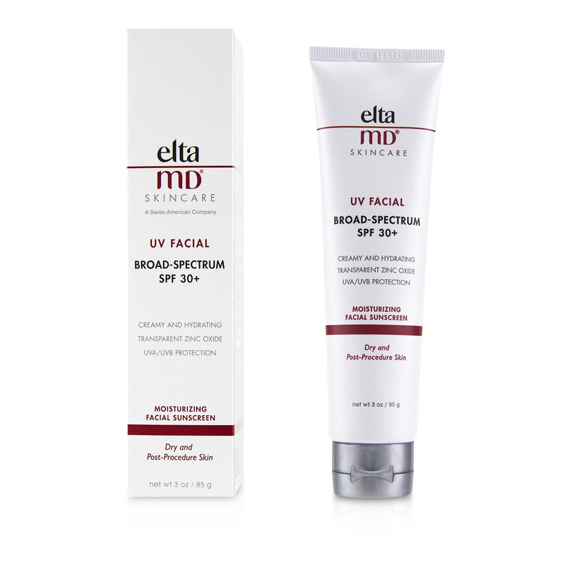 EltaMD UV Facial Moisturizing Facial Sunscreen SPF 30 - For Dry & Post Procedure Skin  85g/3oz