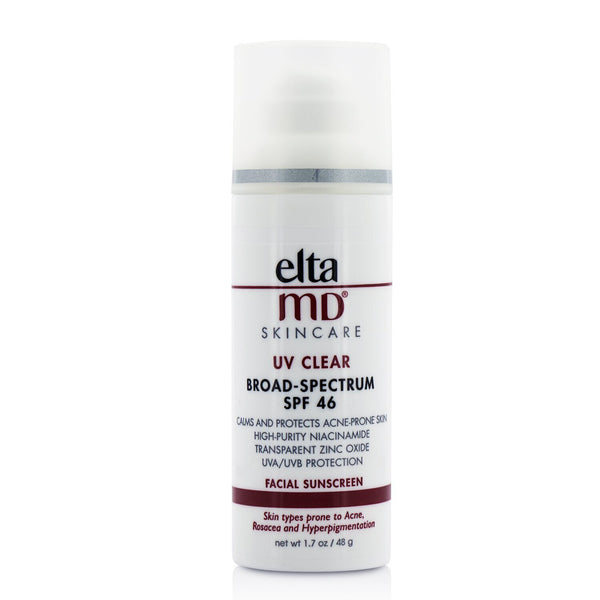 EltaMD UV Clear Facial Sunscreen SPF 46 - For Skin Types Prone To Acne, Rosacea & Hyperpigmentation 