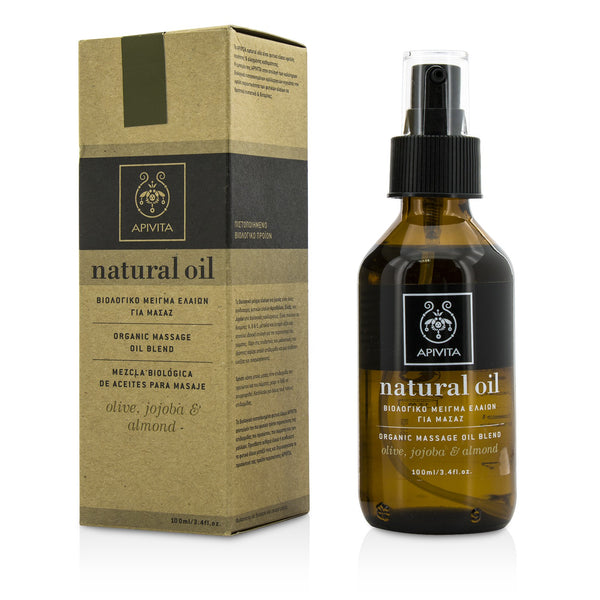 Apivita Natural Oil - Olive, Jojoba & Almond Organic Massage Oil Blend 