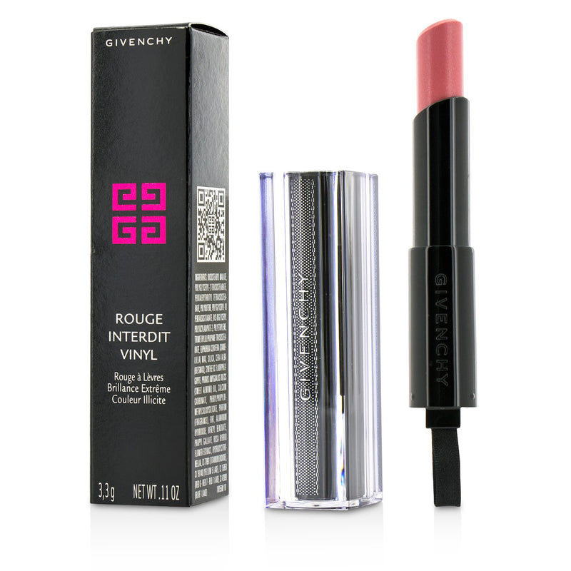 Givenchy Rouge Interdit Vinyl Extreme Shine Lipstick - # 03 Rose Mutin  3.3g/0.11oz