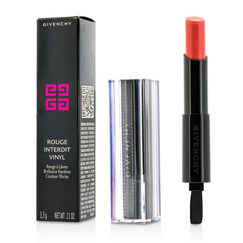 Givenchy Rouge Interdit Vinyl Extreme Shine Lipstick - # 09 Corail Redoutable  3.3g/0.11oz