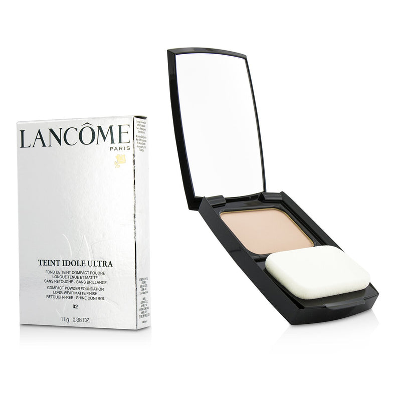 Lancome Teint Idole Ultra Compact Powder Foundation (Long Wear Matte Finish) - #02 Lys Rose  11g/0.38oz