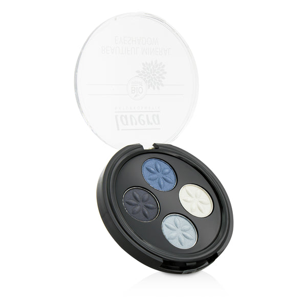 Lavera Beautiful Mineral Eyeshadow Quattro - # 07 Blue Platinum  4x0.8g/0.026oz