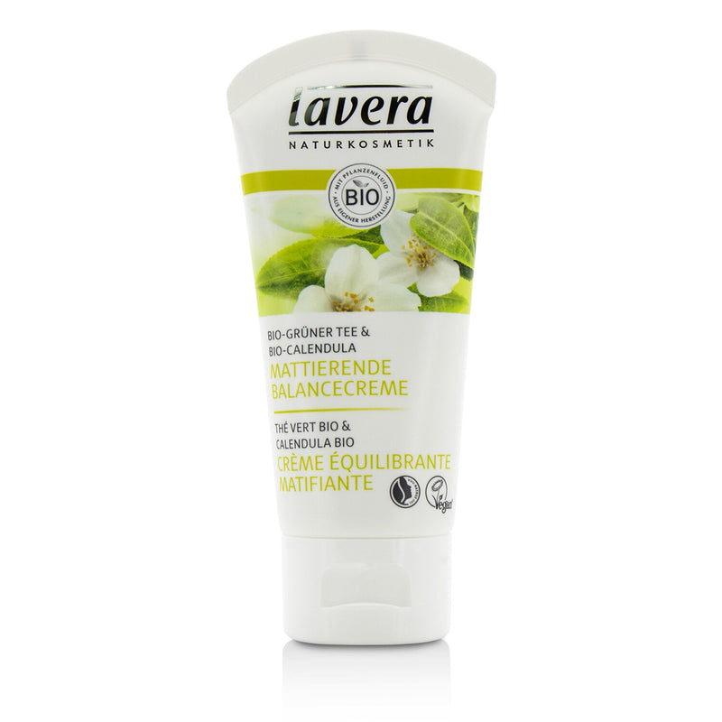 Lavera Organic Green Tea & Calendula Mattifying Balancing Cream - For Combination Skin  50ml/1.7oz