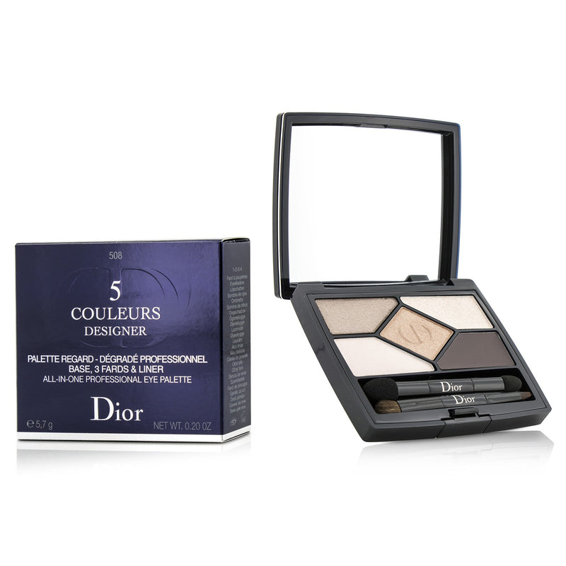 Christian Dior 5 Couleurs Designer All In One Professional Eye Palette - No. 508 Nude Pink Design 