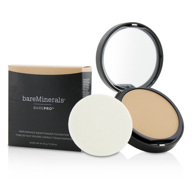 BareMinerals BarePro Performance Wear Powder Foundation - # 10 Cool Beige  10g/0.34oz