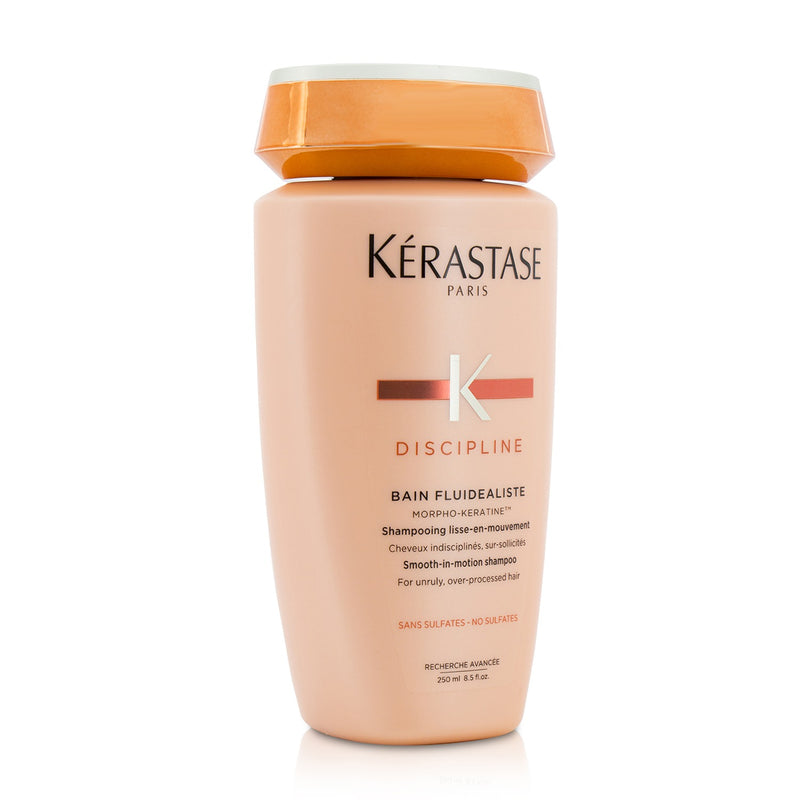 Kerastase Discipline Bain Fluidealiste Smooth-In-Motion Sulfate Free Shampoo - For Unruly, Over-Processed Hair (New Packaging) 