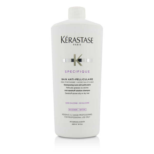 Kerastase Specifique Bain Anti-Pelliculaire Anti-Dandruff Solution Shampoo (Dandruff-Prone Oily or Dry Hair)  1000ml/34oz